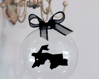 Tajikistan Christmas Ornament, Custom, Adoption, Travel, Mission, Deployment