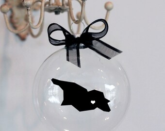Georgia Christmas Ornament, Custom, Adoption, travel