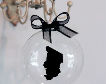 Chad Christmas Ornament. Adoption, Travel, Mission, Deployment, Christmas, Ornament, Decorate