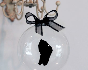 French Guyana Love Christmas Ornament.  Custom, Adoption, Travel, Mission