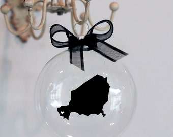 Niger Christmas Ornament. Adoption, Travel, Mission, Deployment, Christmas, Ornament, Decorate