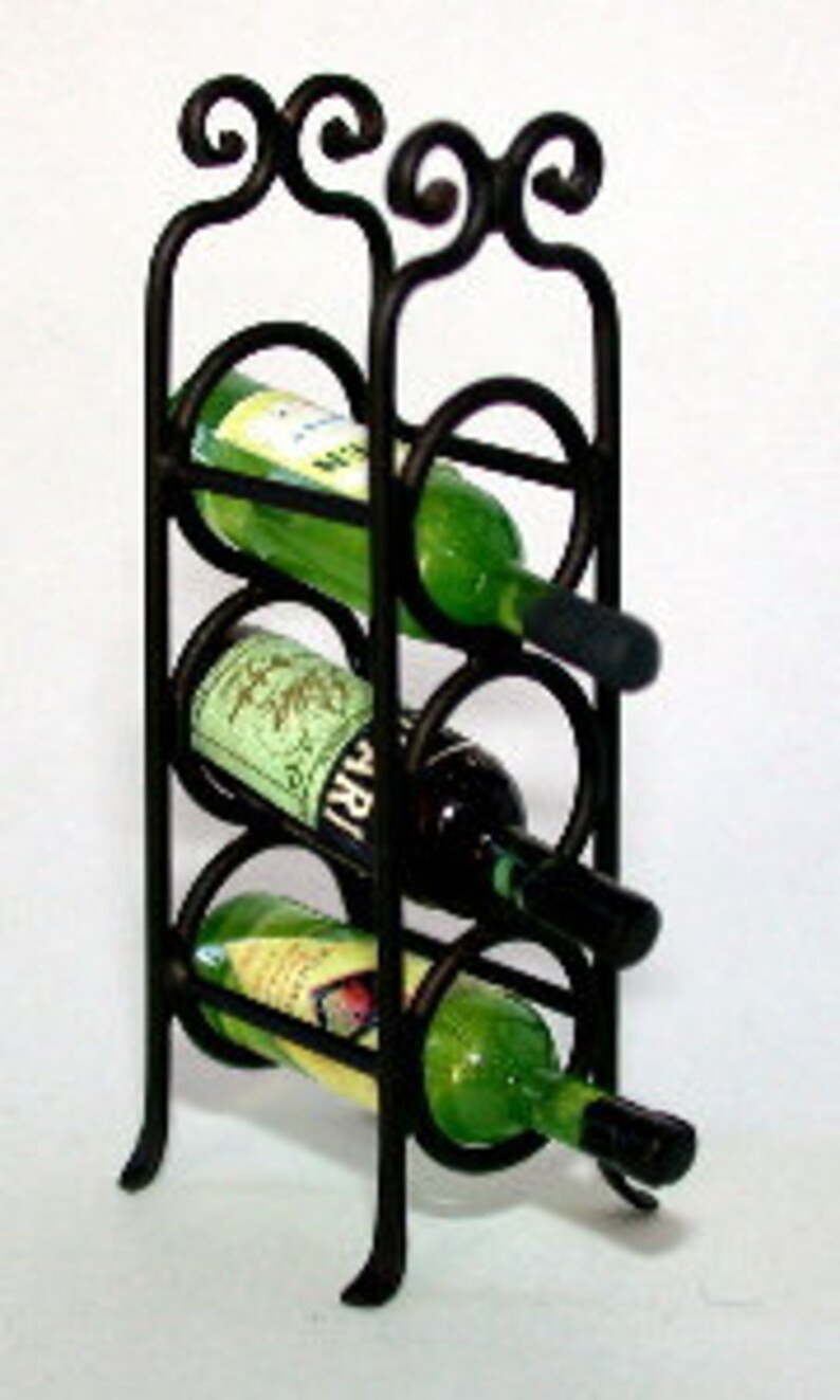 Wrought Iron Wine Rack for Dollhouse - Etsy