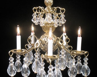 1:12 scale Dollhouse Jacqueline Chandelier