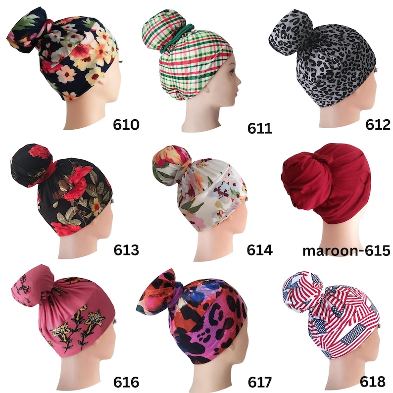 high ponytail scrub cap