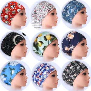 Euro Scrub Caps: Adjustable, Personalized Nurse Gift,Satin Lined Option