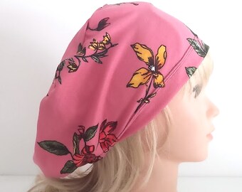 stretchy scrub cup, surgical euro hat, handmade quick ship USA - FifthCraftyStreet