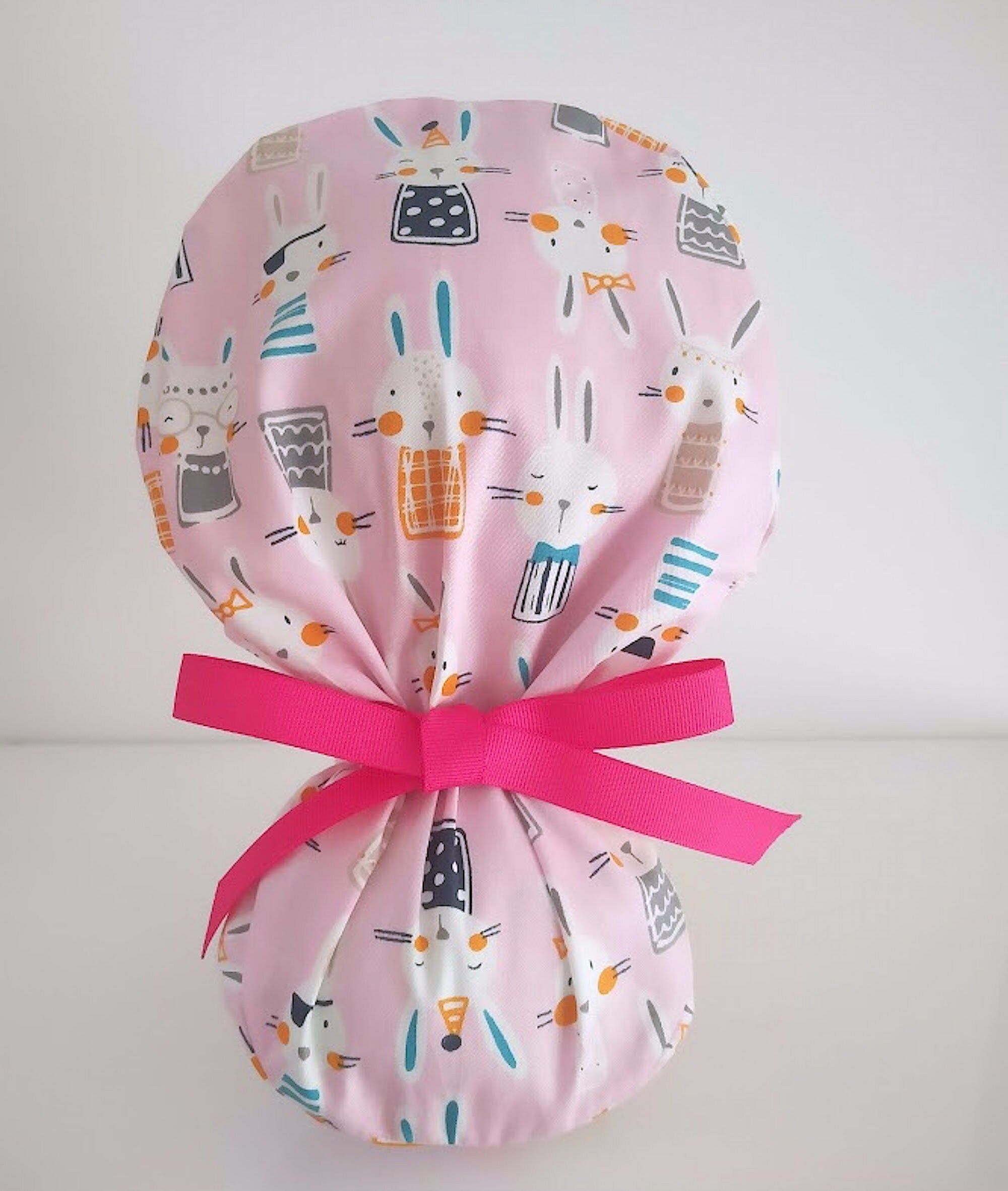Funny Scrub Caps for Women Bunny Surgical Cap Ponytail 100 Etsy