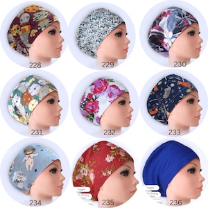 Euro Scrub Cap solid , floral