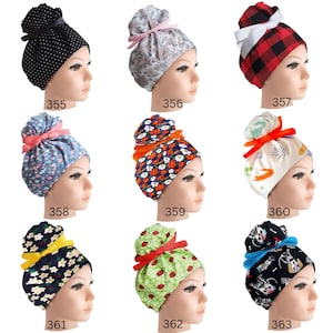 women scrub cap