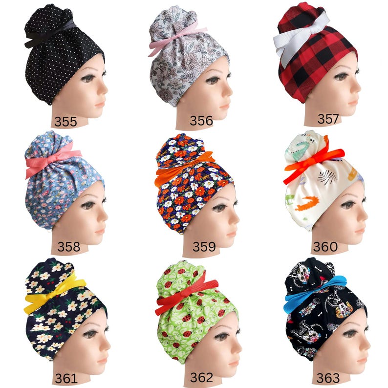 women scrub cap