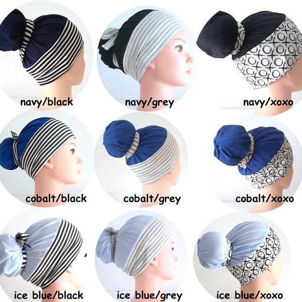 stretchy knit jersey scrub caps, surgical scrub cap ponytail for women