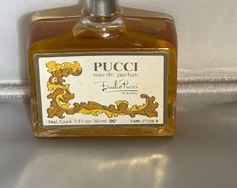 RARE 1981 Emilio Pucci Paris EDP 1oz 30ml –full unopened  – Vintage Collector’s Gem