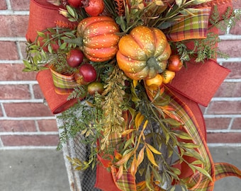 Fall Lantern Swag, Fall Decor, Front porch decorations fall