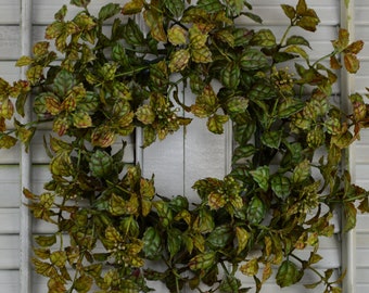 Boxwood Candle Ring, Boxwood Mini Wreath, Mini Candle Wreath, Boxwood decor, Free Shipping