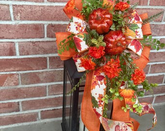 Fall Lanter Swag, Autumn Wreath, Fall swag