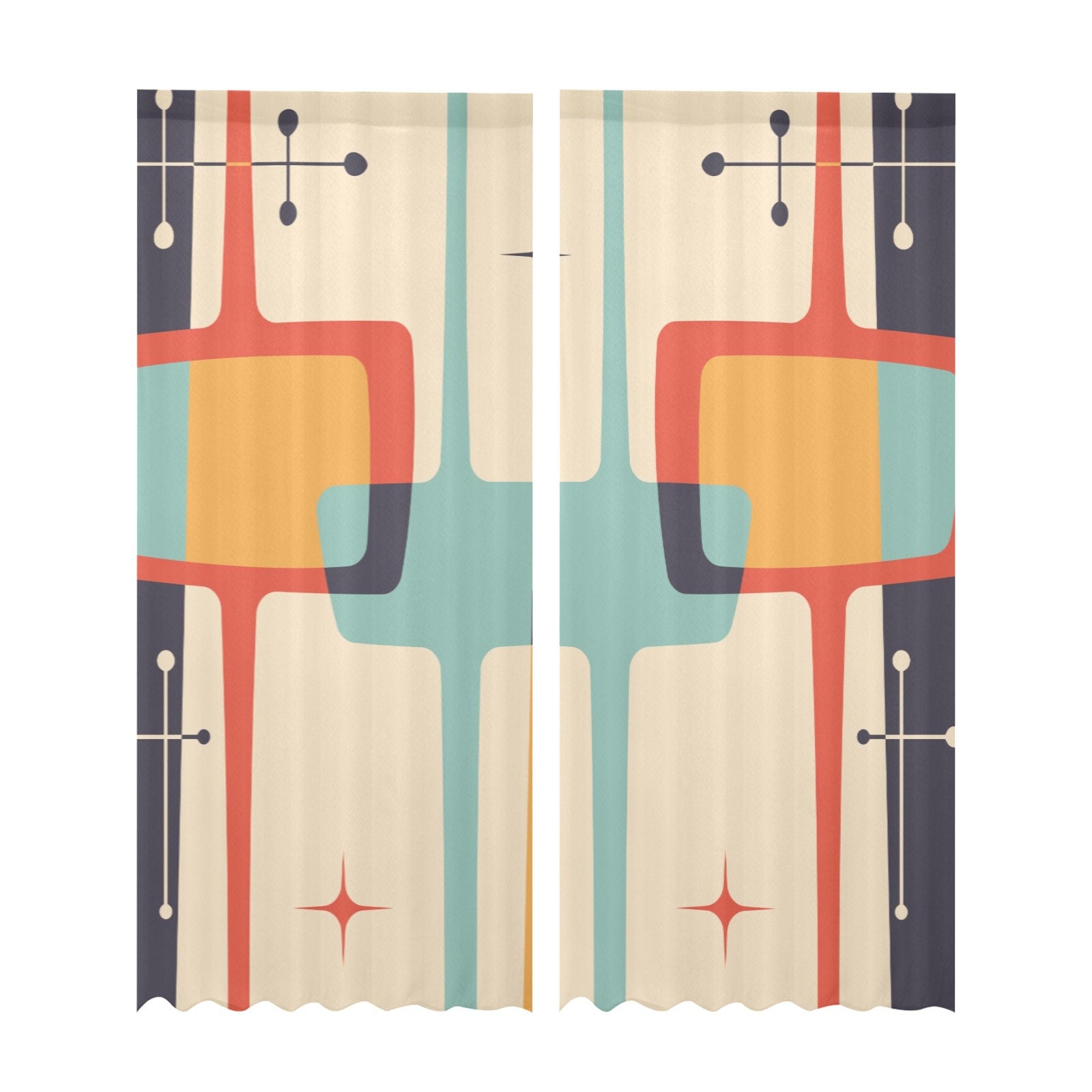 Mid century fabric - Etsy 日本