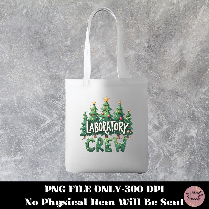 Watercolor Laboratory Crew PNG Design, Cute Christmas PNG, Christmas ...
