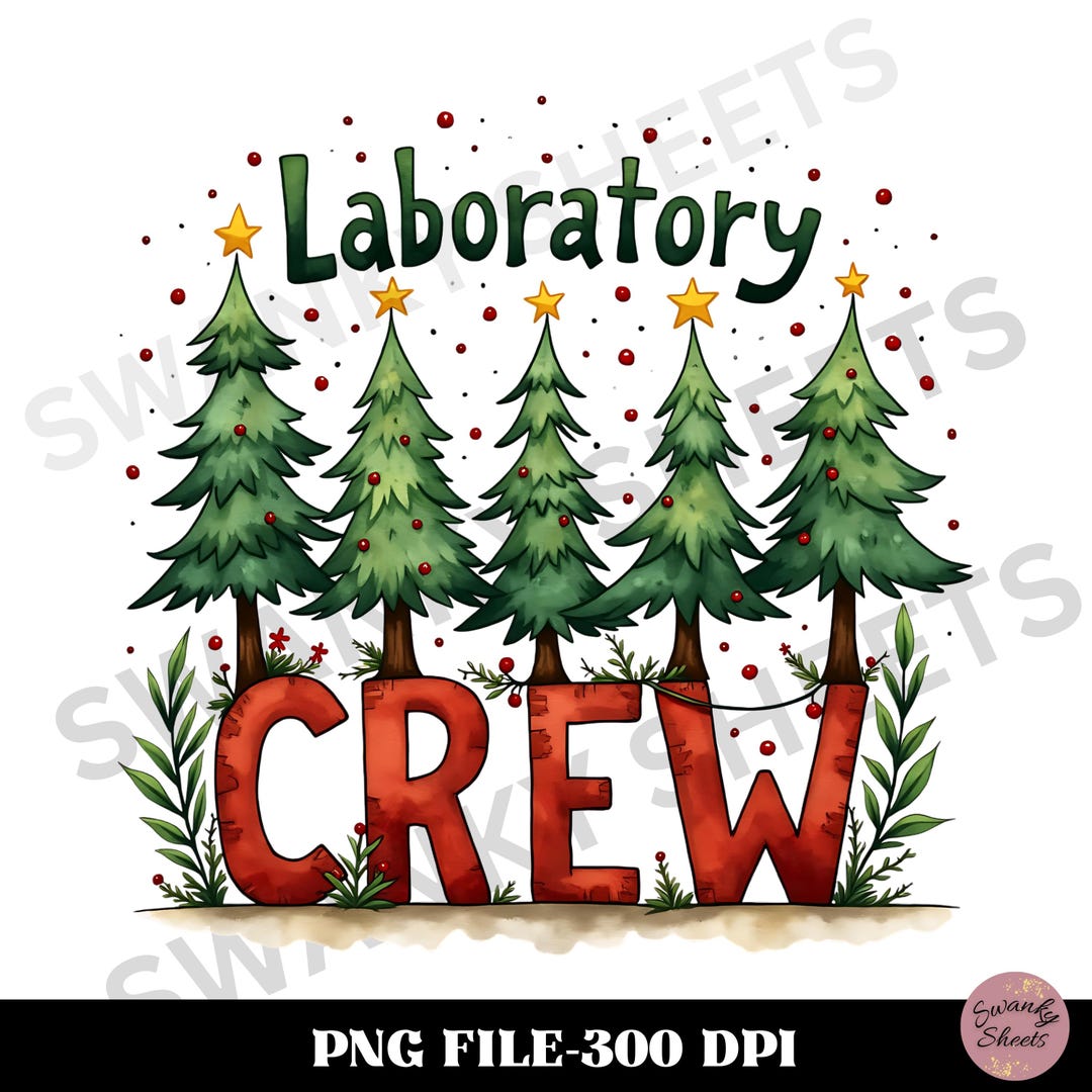 Laboratory Crew PNG Design, Cute Christmas PNG, Christmas Medical ...