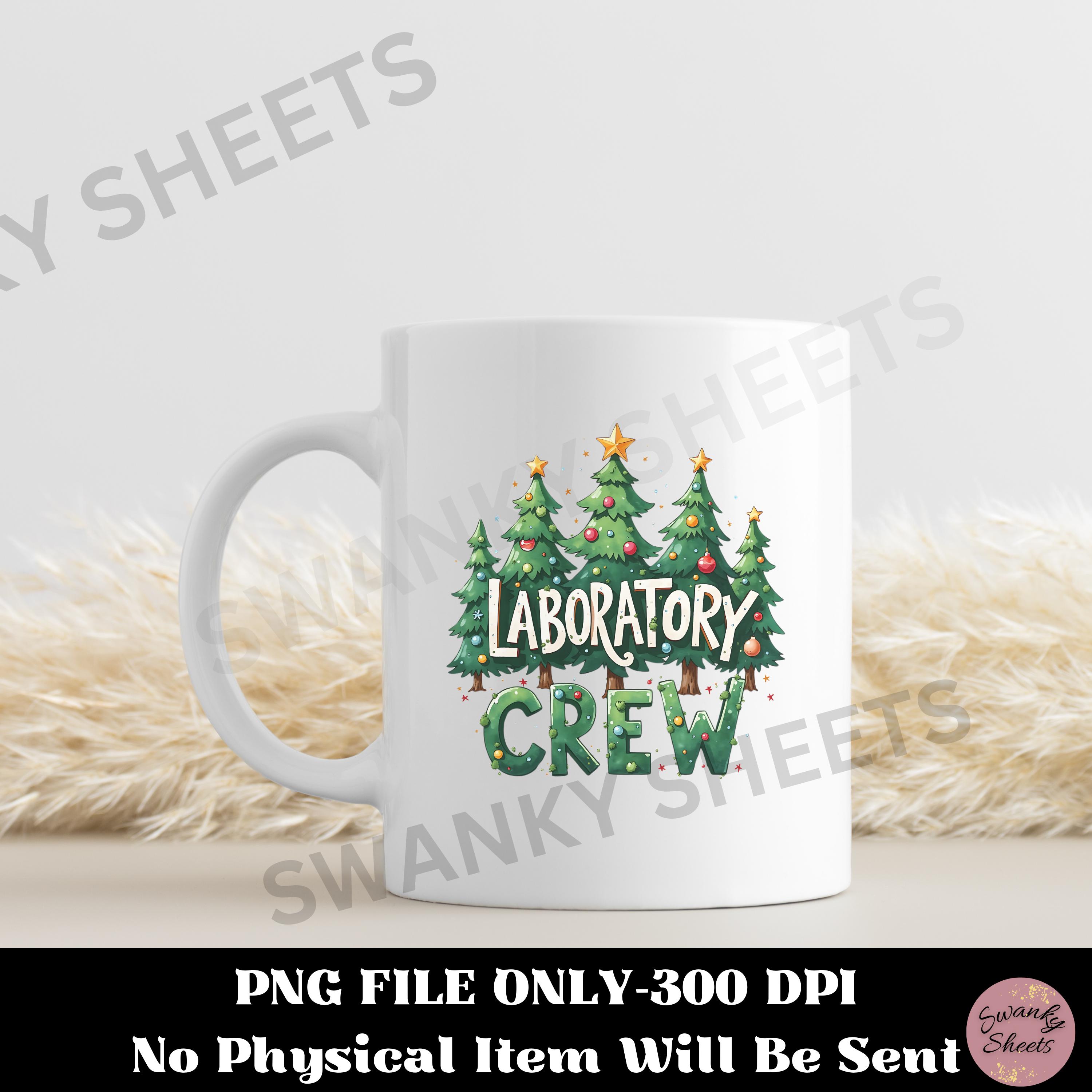 Watercolor Laboratory Crew PNG Design, Cute Christmas PNG, Christmas ...