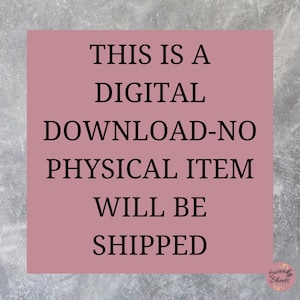 K&ouml;nnte beinhalten: Ank&uuml;ndigung zum digitalen Download auf staubrosa Hintergrund mit dem Text: &bdquo;DIES IST EIN DIGITALER DOWNLOAD &ndash; ES WERDEN KEINE PHYSISCHEN ARTIKEL VERSENDET.&ldquo; Das Swanky Sheets-Logo befindet sich unten rechts.