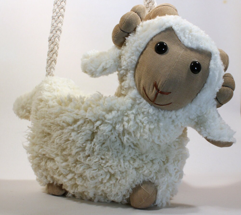 Cutey Sheep Bag Shoulder Satchel Playful Baby Animal Purse Etsy