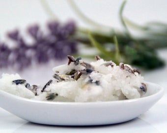 Body Scrub "Rosemary&Lavender", natural body scrub, salt scrub, body scrub