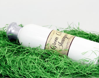 Organic Green Clay Shampoo, oily hair shampoo, organic shampoo, oily scalp shampoo, anti-dandruff sahmpoo