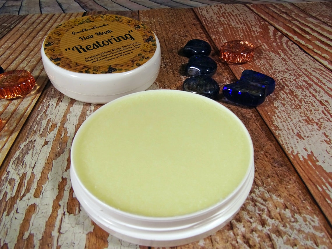 Restoring Hair Mask Before Washing Hair Mask Nourishing Hair Etsy