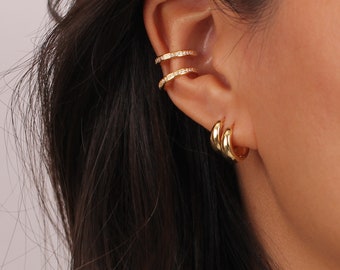 Gold Hoop Earrings Clip On Earrings Huggie Earrings Women Earrings Silver Earrings Small Hoops Gold Earrings Friend Gift Bridesmaid Gift Her