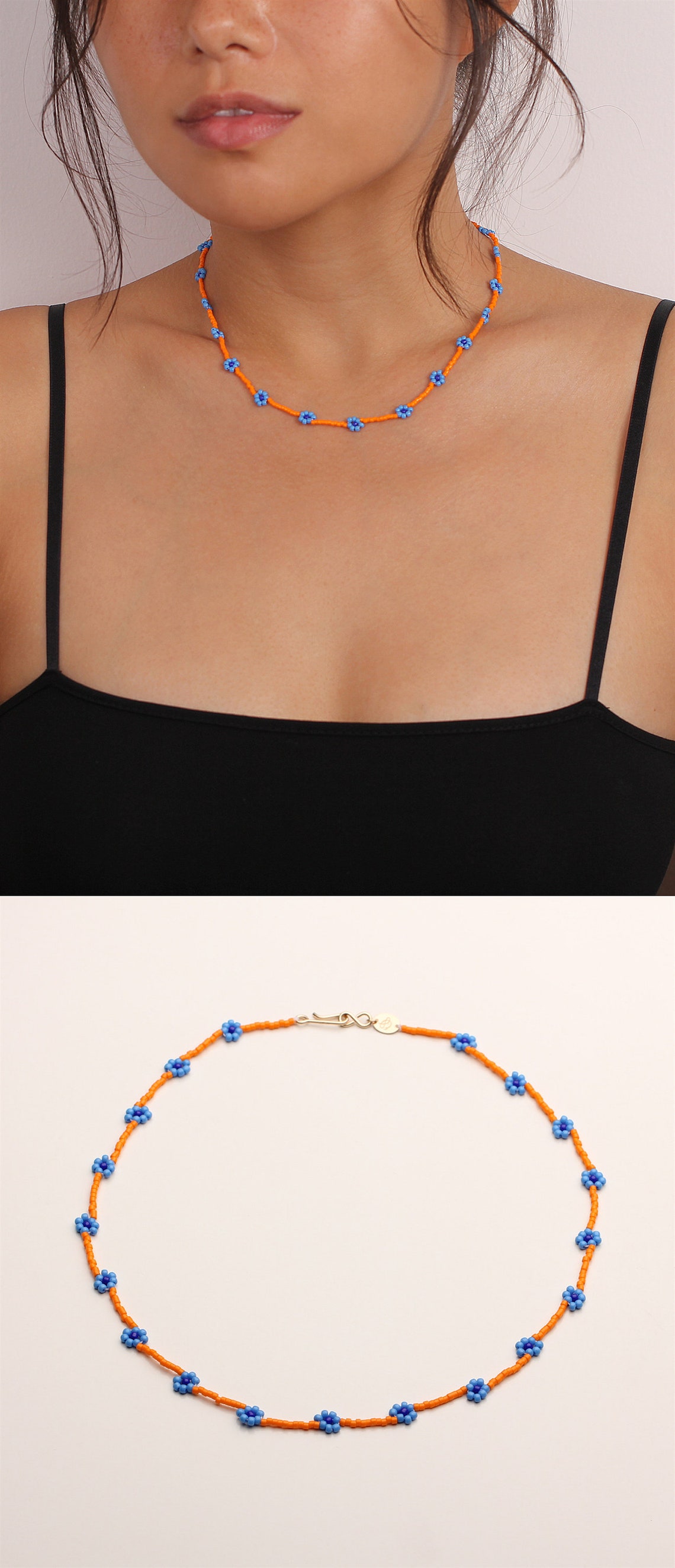 Daisy Choker Daisy Choker Beaded Pura Vida Choker Dainty Etsy