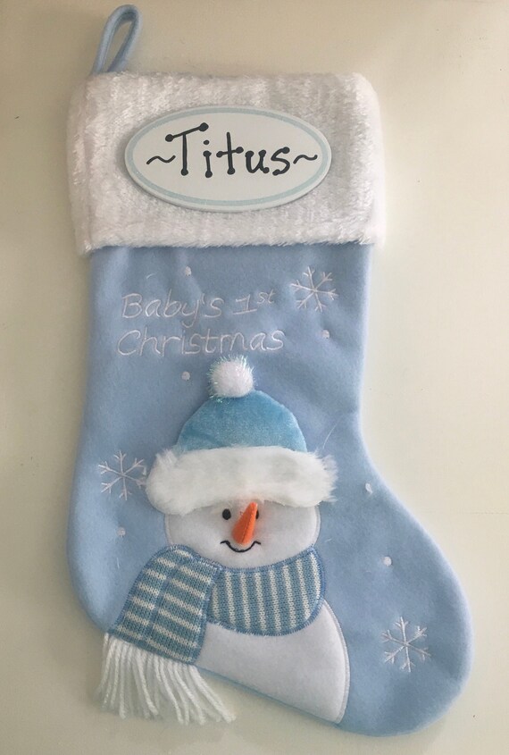 personalized baby christmas stocking