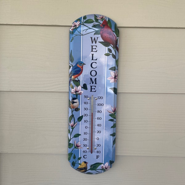 Outdoor Thermometer Etsy