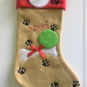 Dog Stocking Hand Personalized,Dog Stocking,Pet Personalized Christmas Stocking,Personalized Christmas Stockings image 4