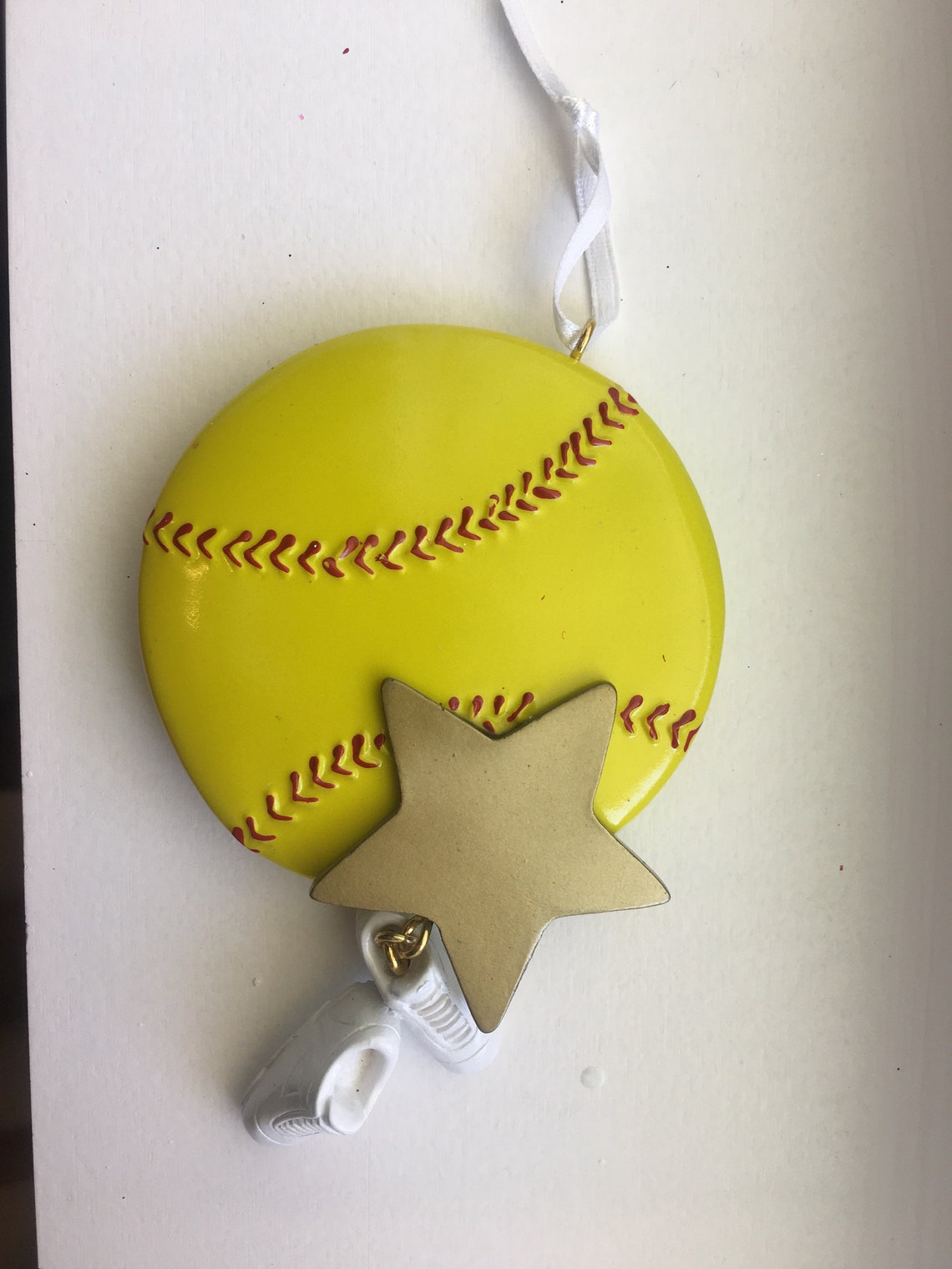 Personalized Softball Christmas Ornamentgift for Softball Etsy