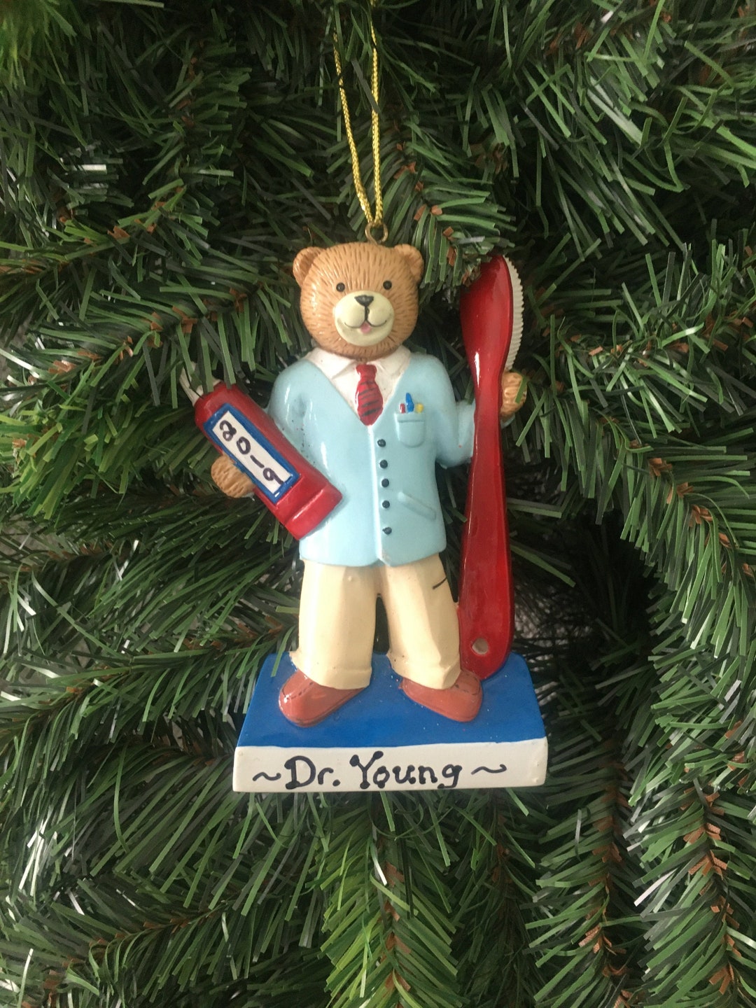 Personalized Dentist Christmas Ornament,gift for Dentist,dentist