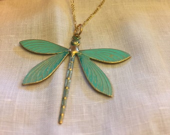 Outlander Inspired Dragonfly Necklace