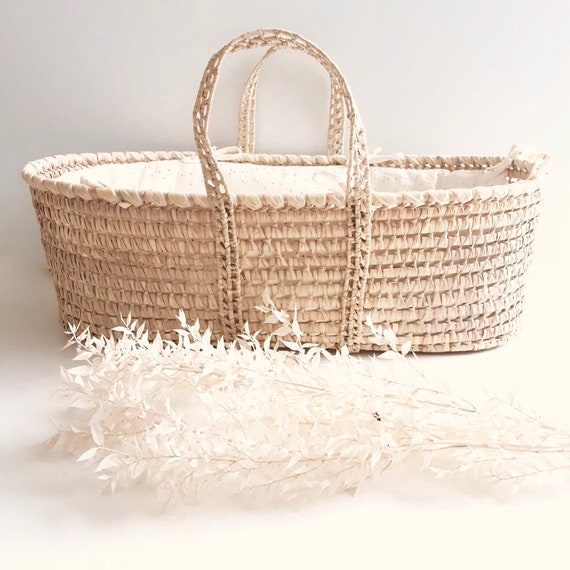 velvet moses basket