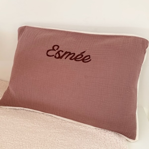 Custom pillowcase 60x40cm in double gauze oeko tex