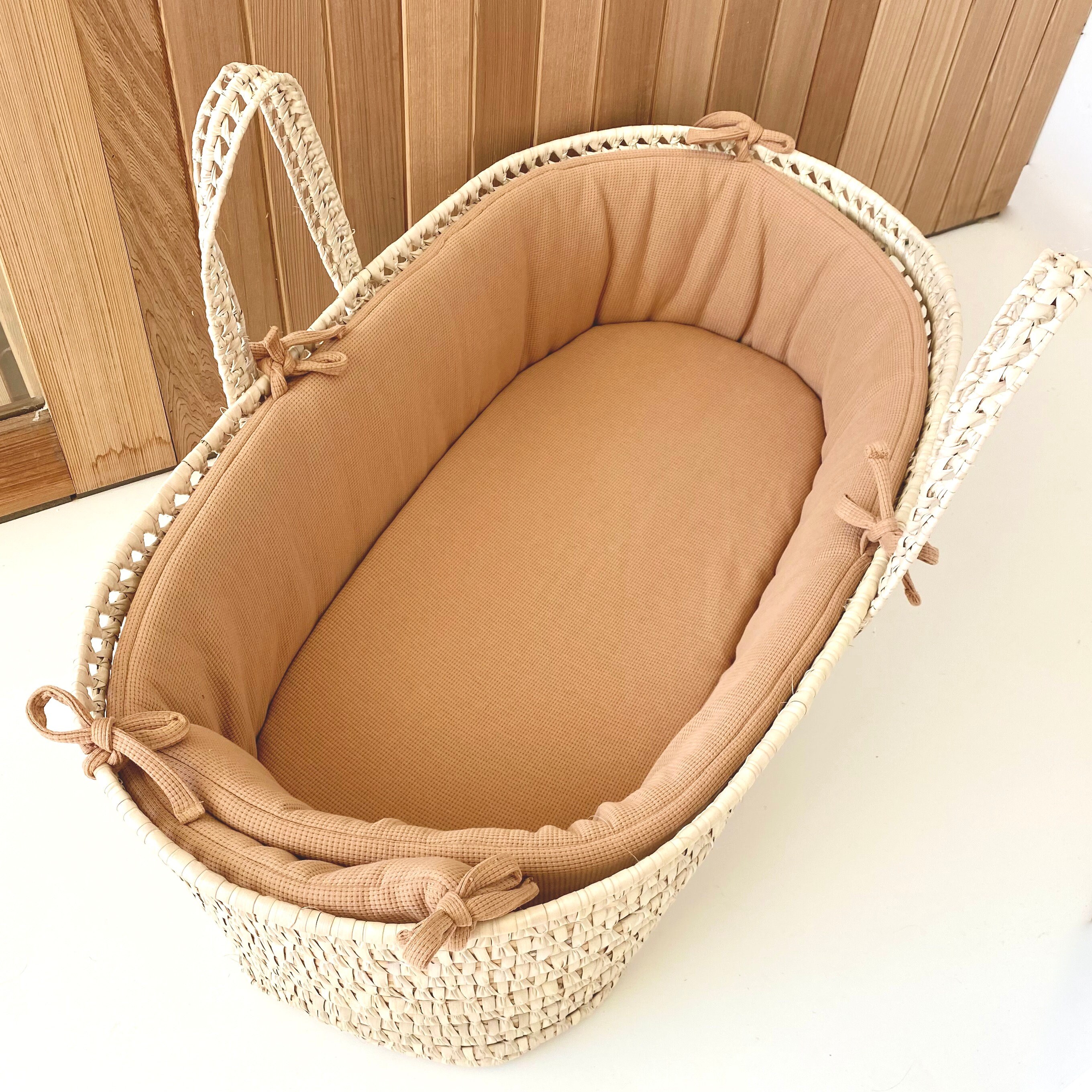 Baby moses basket with optional lining Etsy