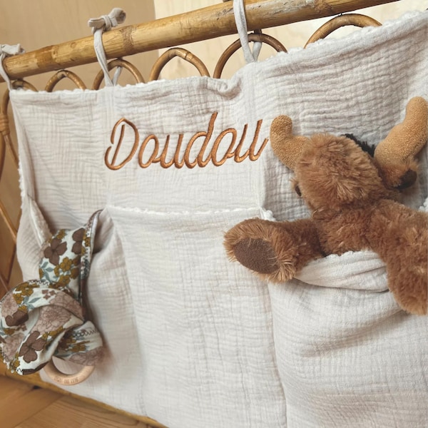 Range Doudou Sable, Pochette de lit en sherpa