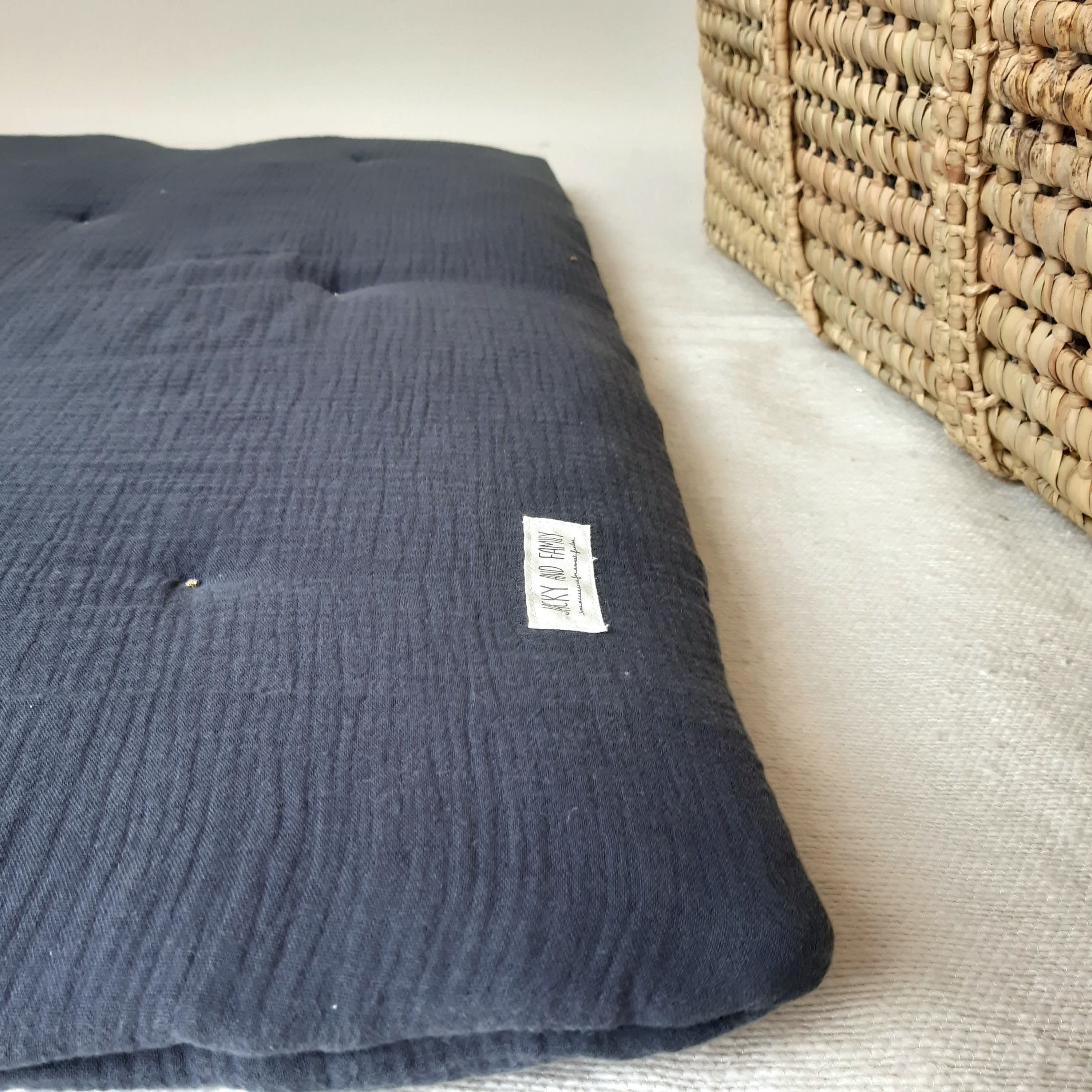 Tapis de Sol Gris Double Gaze