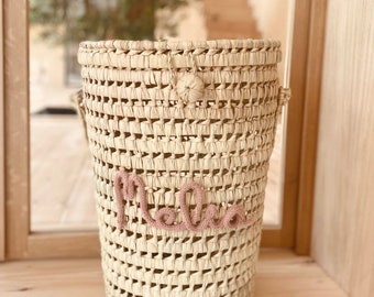 Laundry basket Old Rose in Palm