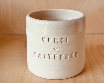 Taza de cerámica "GRACIAS MAESTRO"