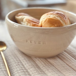 Large Personalized Ceramic Bowl