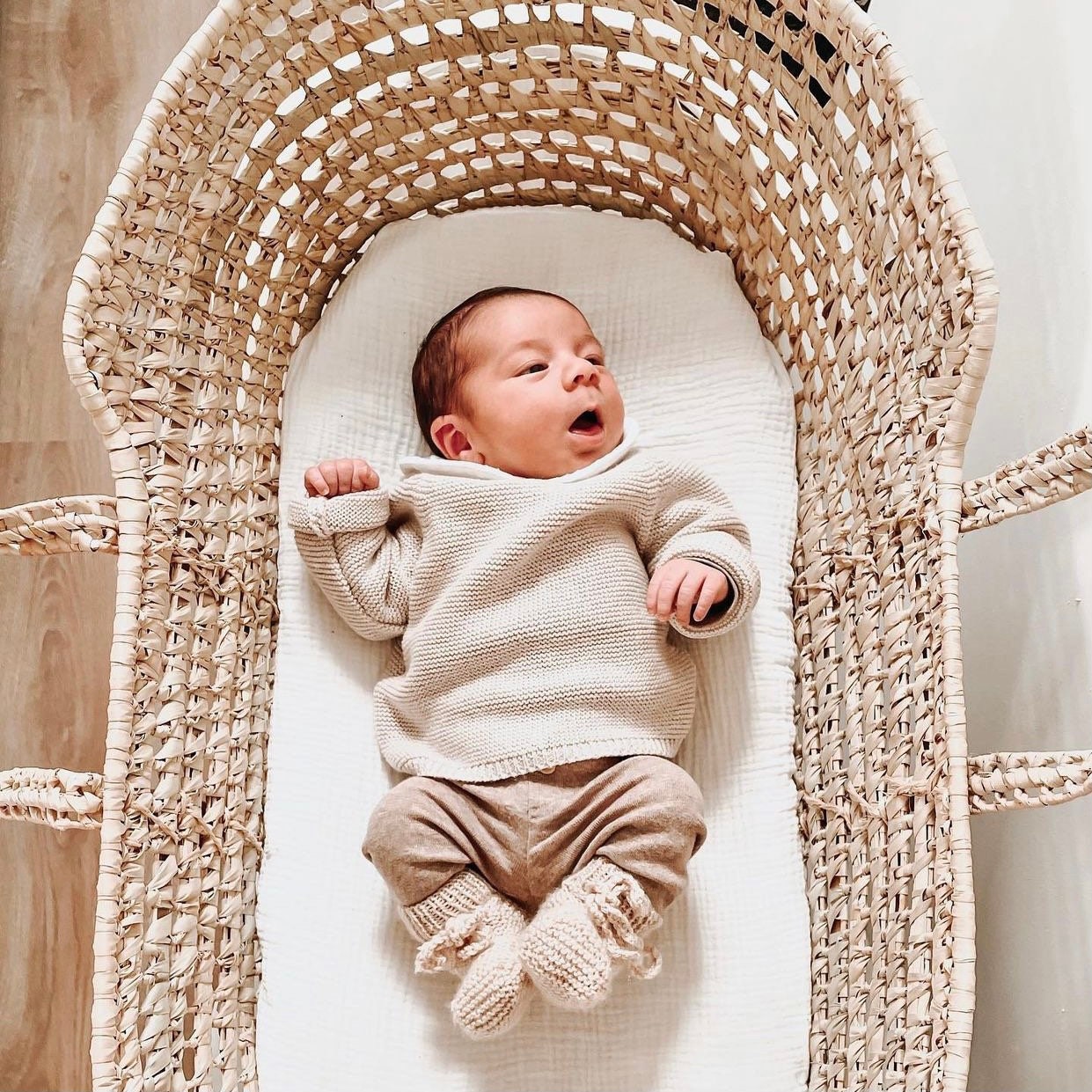 Couffin Palme Pour Bébé Format 80 X 40 cm