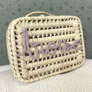 Personalized Palm Suitcase LILAC 30x20cm