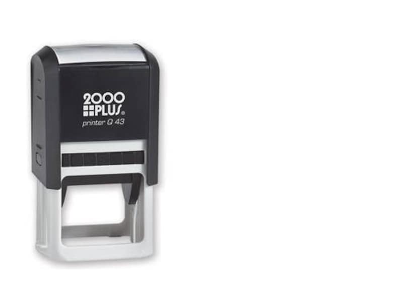 Custom Return Address Stamp Self Inking Personalized rubber stamp with lines of text