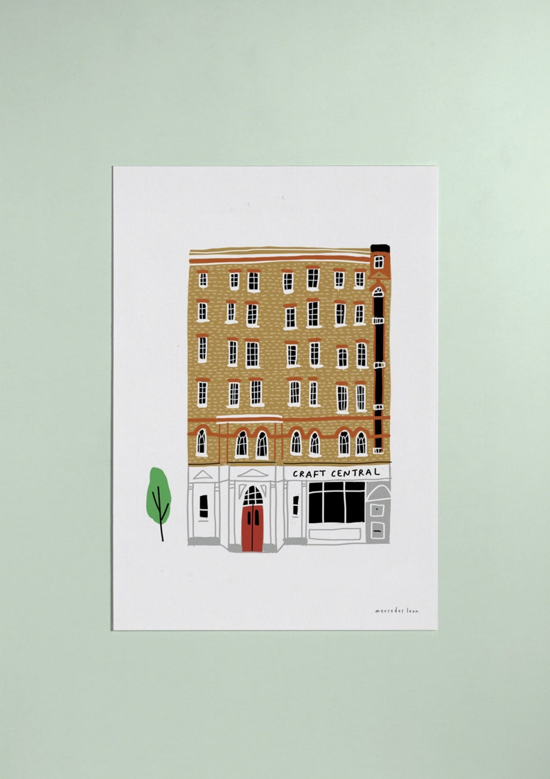 My Favourite Building: Custom Architecture Illustration Print image 3