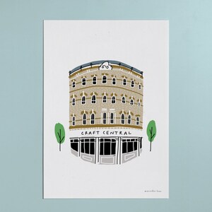 My Favourite Building: Custom Architecture Illustration Print image 2