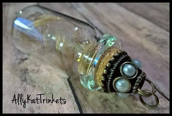 Custom Glass Vial Keepsake - Ornament - Baby's First Curl - Haircut - lock of hair - Memorial - Bereavement - Pet Hair - pet ashes - loss